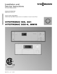 Viessmann VITOTRONIC 300-K Technical data