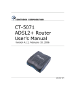 Comtrend Corporation CT-5071 User`s manual
