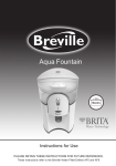 Breville AF6 User guide