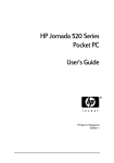 HP Jornada 420 User`s guide