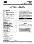 Carrier 38BK-018 Specifications