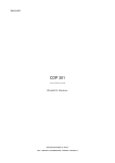 Blacknote CDP 301 Owner`s manual