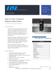 RLH Industries 10/100 Ethernet Fiber Link Card System User guide