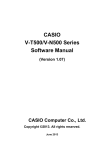 Casio DT-X30 Series Specifications