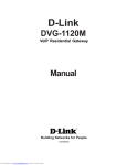 D-Link DVG-1120M Specifications