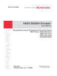 Renesas HS1653ECN61H User`s manual