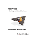 Castelle FaxPress Specifications