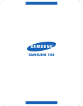 Samsung ACC2400C Installation manual