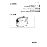 Canon OC210 Instruction manual