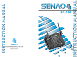 SENAO SN-358 PLUS Instruction manual