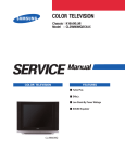 Samsung CL-29M21FQ Service manual