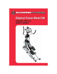 Schwinn Elliptical Trainer Owner`s manual