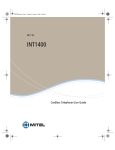 Mitel INT1400 User guide