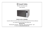 Russell Hobbs RHM3003 User manual