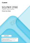 Canon SELPHY CP900 User guide