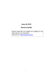 Acer AL1912 Technical information