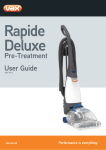 Vax Rapide delux User guide