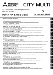 Mitsubishi PURY-RP300YJM-A Installation manual