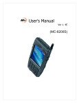 M3 Mobile MC-6200S User`s manual