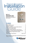 Wilson Electronics SignalBoost DT Installation guide