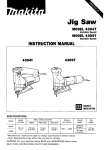 Makita 4305T Instruction manual