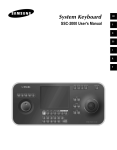 Samsung SSC-2000 User`s manual