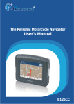 Roadmate The Personal Motorcycle Navigator User`s manual