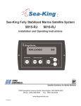 Sea King 9818-RJ Operating instructions