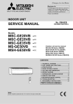 Mitsubishi MSC-GA20VB Service manual