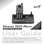 BT Diverse 3010 User guide