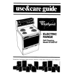 Whirlpool RF395PXP Use & care guide