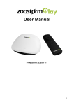 Zoostorm 3305-1111 User manual