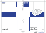 Epson GT-9000 Setup guide