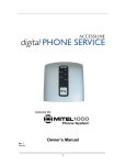 Mitel 1000  guide Owner`s manual