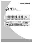 EAW DX810 Instruction manual