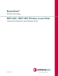 Enterasys Outdoor Antenna Installation guide