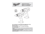 Milwaukee 2603-20 Operator`s manual