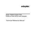Adaptec AHA-1744 Installation guide