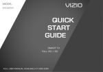 Vizio E3D320VX User manual