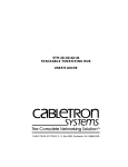 Cabletron Systems STH-24 User`s guide