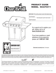 Char-Broil 463270311 Product guide