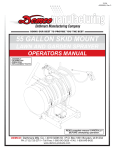 Demco 55 GALLON SKID MOUNT LAWN AND GARDEN SPRAYER Operating instructions