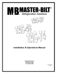 Master Bilt TAF-74 Service manual