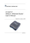 Comtrend Corporation CT-5071T User`s manual