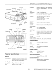 Epson PowerLite 7200 Specifications
