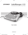Dymo LabelManager User guide