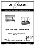 OPERATION and CARE MANUAL MERCHANDISING