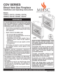 MHSC CDVR36 Operating instructions