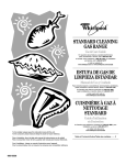 Whirlpool SF315PEPB0 Use & care guide