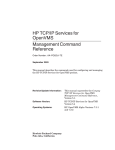 Compaq Compaq TCP/IP Services for OpenVMS Technical data